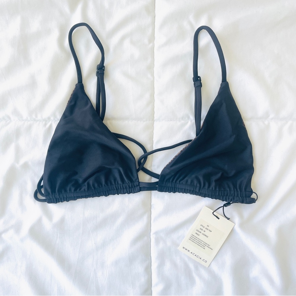 Acacia Gigi Top in Licorice (Black) Fall 2024